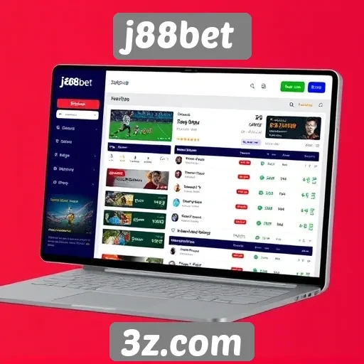 Análise da interface do usuário do site j88bet